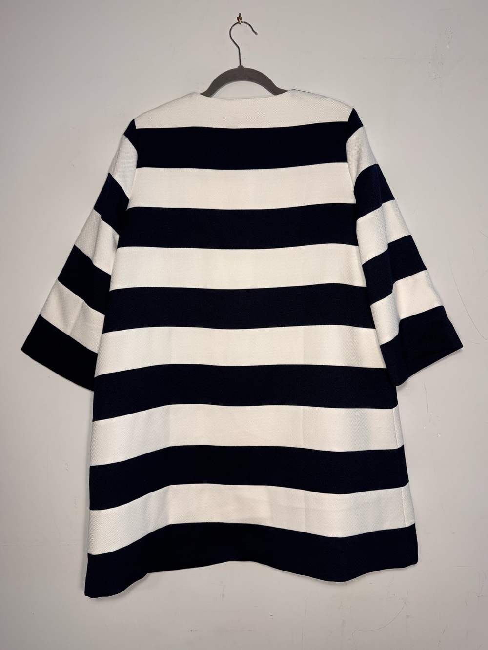 Tuckernuck x Atlantic Pacific Navy and White Millie Coat Dress Striped Button - Picture 6 of 7